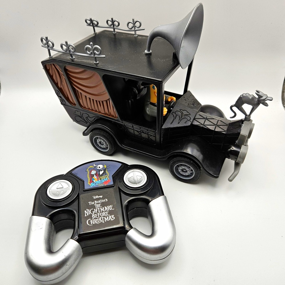 Disney Nightmare Before Christmas Remote-Controlled RC Car w/ Controller Works
